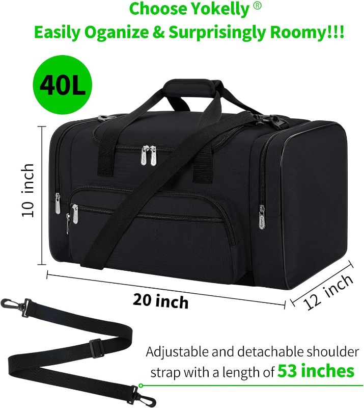 Photo 2 of Sports Duffel Bag 20 inch for Travel Gym Black
