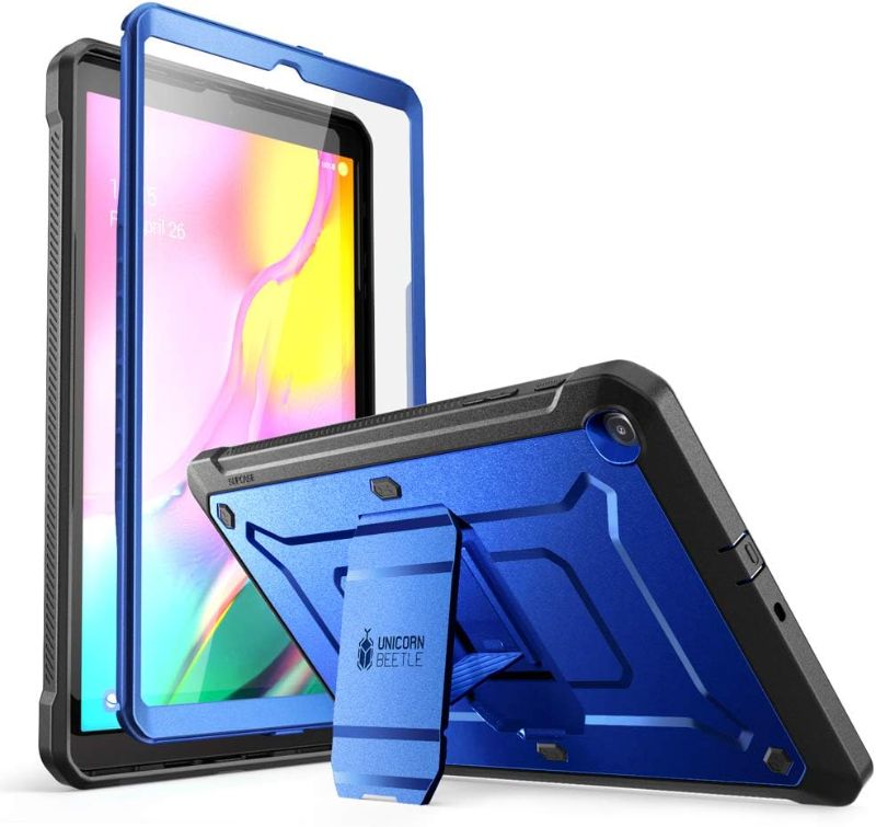 Photo 1 of SUPCASE Unicorn Beetle Pro Series Case Designed for Galaxy Tab A 10.1 (2019 Release), Full-Body Rugged Heavy Duty Protective Tablet Case with Built-in Screen Protector (Royal Blue)

