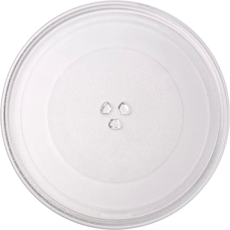 Photo 1 of The Universal-Fit 9.6'' Replacement Microwave Glass Plate for Small Microwaves with 9.6" / 24.5cm Microwave Glass Tray– Dishwasher Safe
