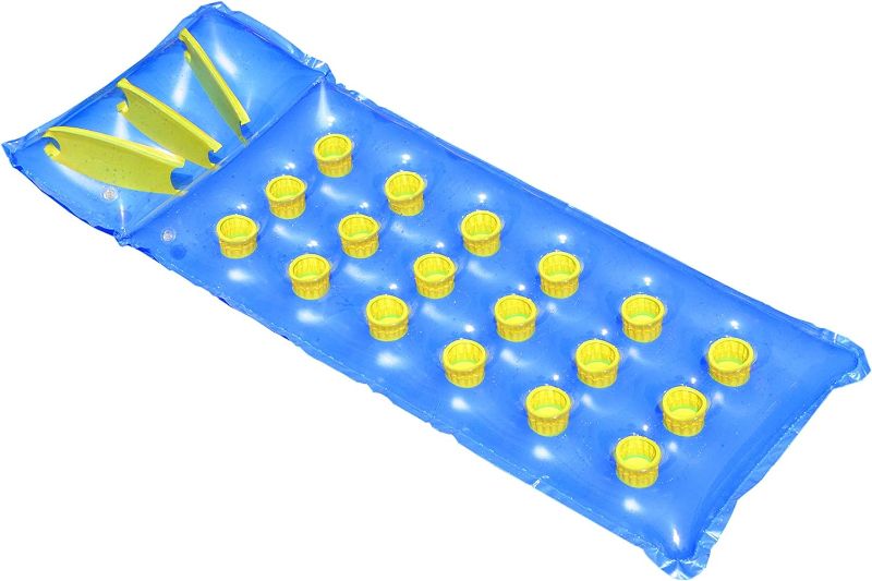 Photo 1 of Swimline 9035 Inflatable Pool Mattress with 18 Air Pockets( Colors May Vary) 
