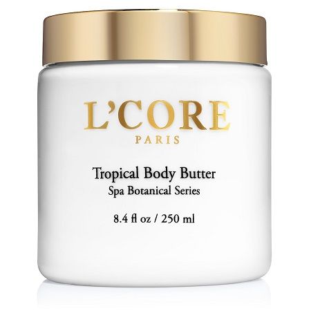 Photo 1 of Tropical Body Butter 8.4oz/250ml Daily Use Non Greasy Quick Absorbing Provides Essential Skin Nourishment Fragranced with Cacao Seed Butter and Theobroma (Beeswax) Can Treat Dry Cracked Skin New
