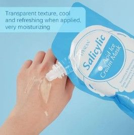 Photo 3 of Salicylic Acid Ice Cream Mask Nourishes and Rejuvenates Skin Moisturizes Refreshes and Cools Shrinks Pores and Supplements Skin With Nutrients New 