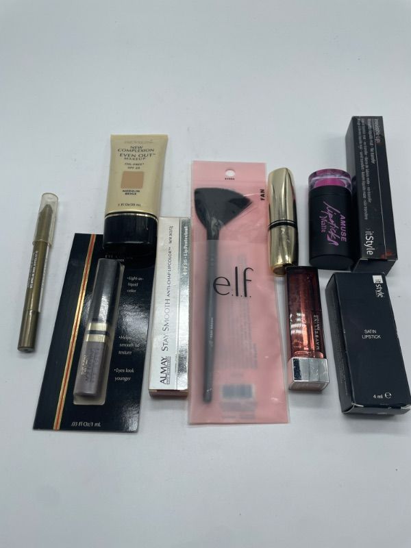 Photo 2 of Miscellaneous variety brand name cosmetics including (Maybelline, Revlon, It style, NYC, 24.7 minerals & discontinued makeup products)