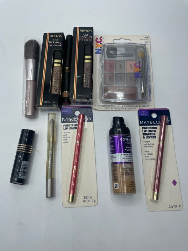 Photo 1 of Miscellaneous variety makeup brand Name cosmetics including ( Maybelline , Revlon ,It Style, N.Y.C & DISCONTINUED MAKEUP ITEMS)