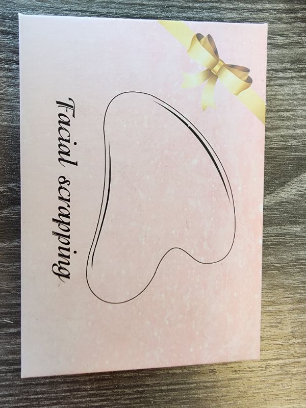 Photo 3 of Rose Quartz Gua Sha, Natural Jade Gua Sha Facial Tools for SPA Acupuncture, Pink Gua Sha Stone for Body Face Neck and Eye, Skin Care Gift for Woman
