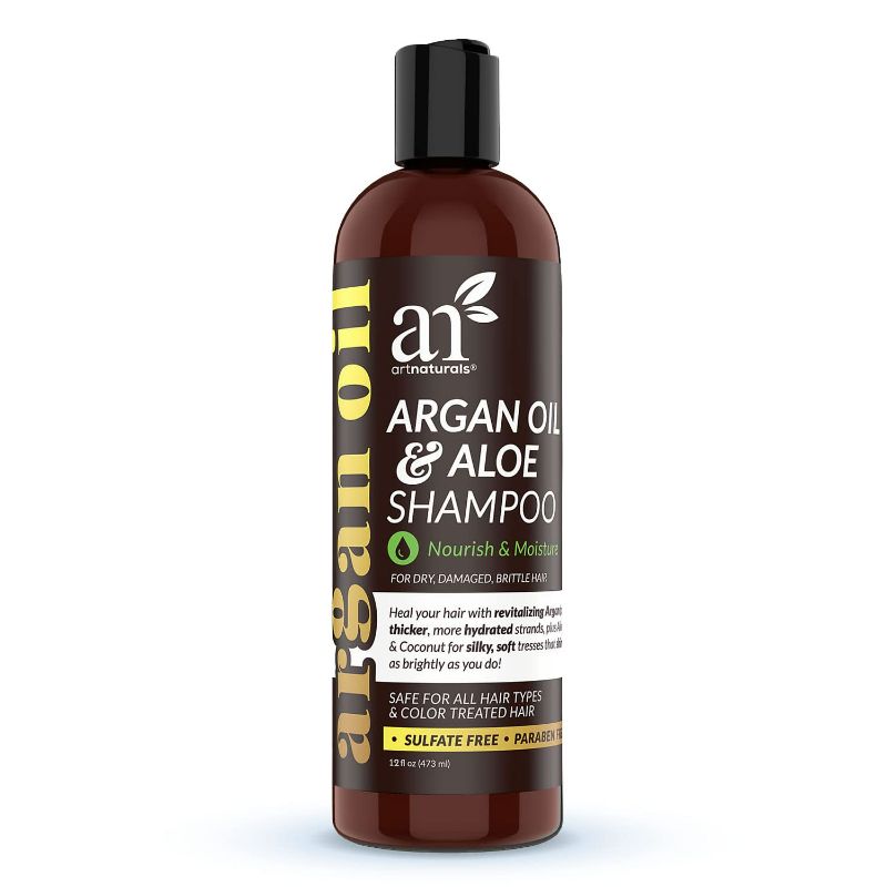 Photo 1 of 






Artnaturals Moroccan Argan Oil Shampoo - (12 Fl Oz / 355ml) - Moisturizing, Volumizing Sulfate Free Shampoo for Women, Men and Teens - Used for Colored and All Hair Types, Anti-Aging Hair Care
Roll over image to zoom in
Artnaturals Moroccan Argan O