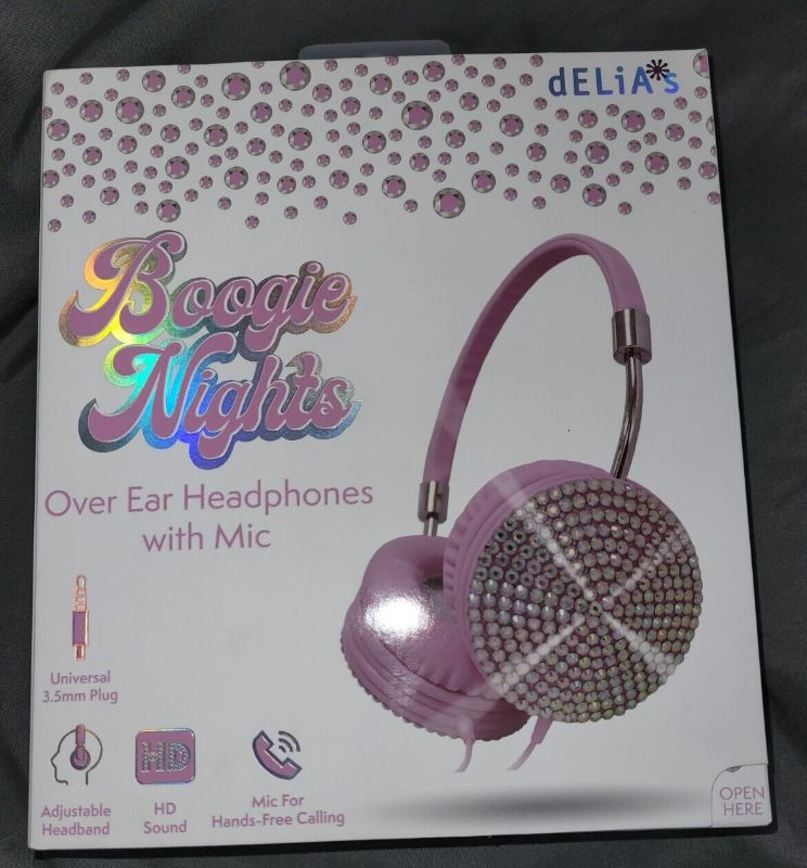 Photo 3 of Delia's Boogie Nights Over The Ear Comfortable Headphones with Mic Universal 3.
