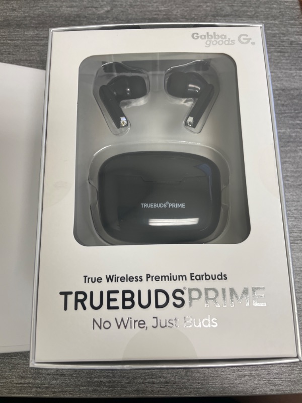 Photo 4 of Gabba Goods Truebuds Prime True Wireless Earbuds with Charging Case and Smart Touch Control, Voice Assistant, HiFi Stereo Sound, Sweat Resistant
