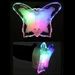 Photo 2 of 2 Pack Rainbow Butterfly and Heart Plug In LED Night Light
