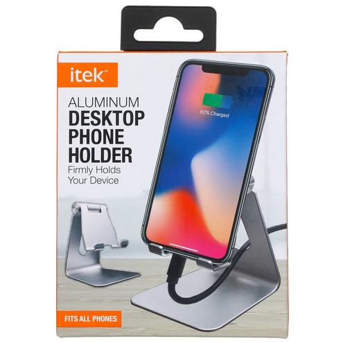 Photo 1 of Itek Aluminum Desktop Phone Holder - Silver