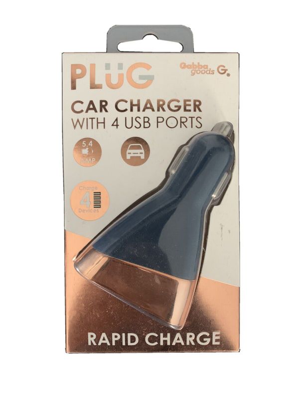 Photo 1 of Gabba Goods PLUG Car Charger With 4 USB Ports
