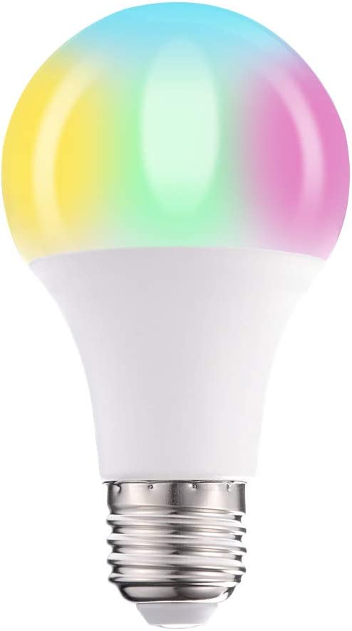 Photo 1 of Gabba Goods Rainbow Color Changing Light Bulb 10W with 450 Brightness Lumens, 16 Modes, Fits Standard E26/E27 Base
