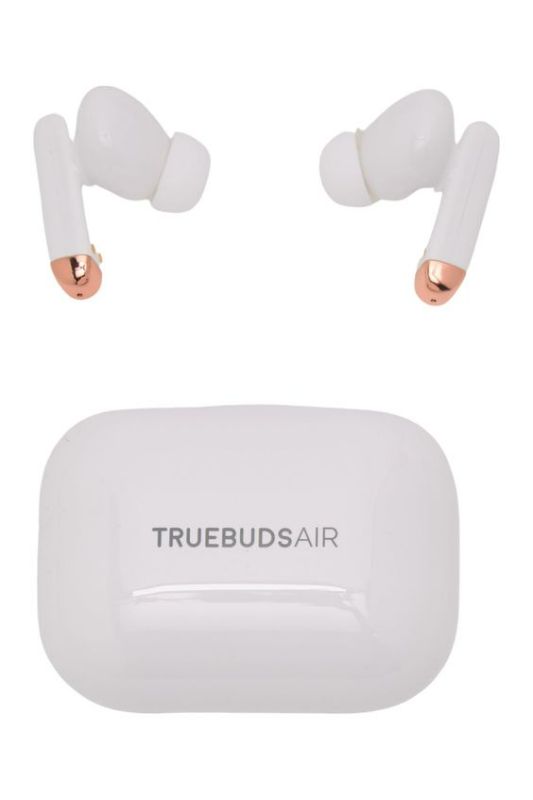 Photo 1 of Gabba Goods Tech Accessories TrueBuds Air with LCD Charging Case - White/Rose Gold, Size One Size - White/ Rose Gold at Nordstrom Rack
