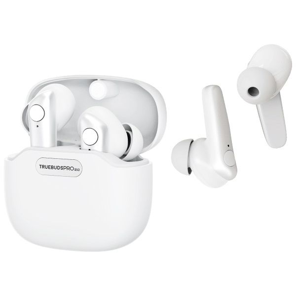 Photo 3 of TrueBuds PRO 2.0 White Wireless PREMIUM Earbuds
