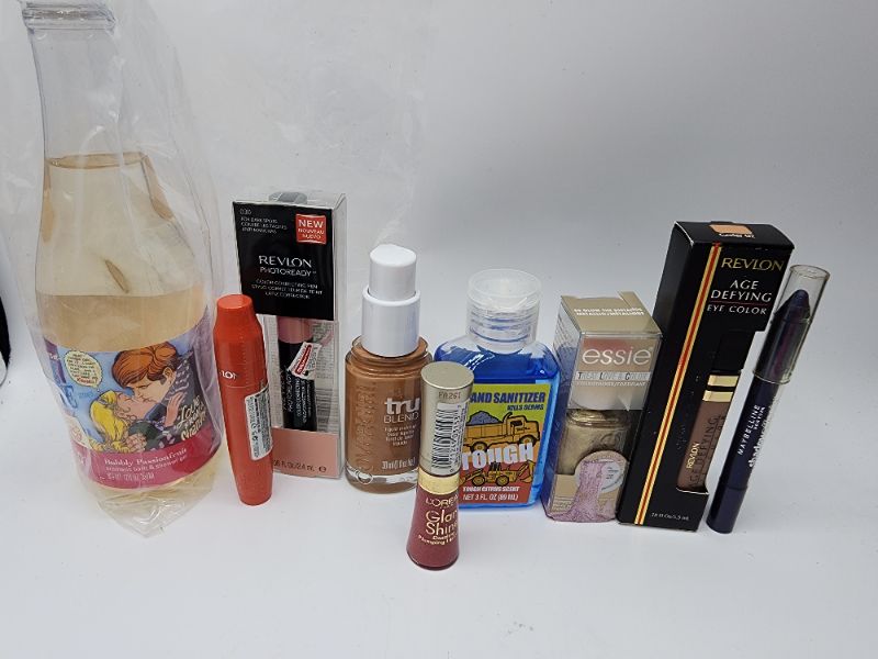Photo 2 of Miscellaneous Variety Brand Name Cosmetics Including ((Revlon, Tru Blend, Loreal, Tonka, Essie, Vincent Longo, Maybelline)) Including Discontinued Makeup Products