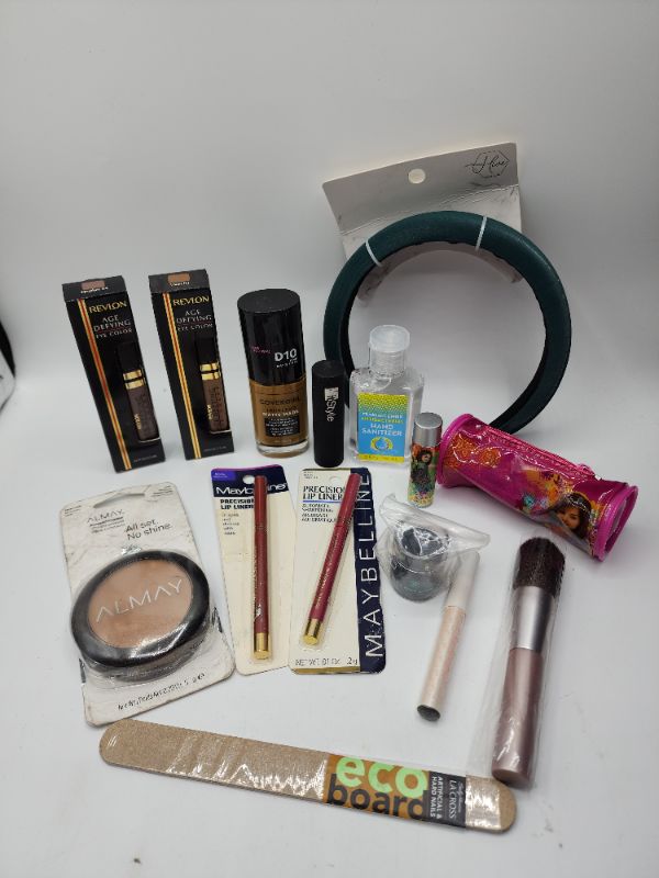 Photo 1 of Miscellaneous Variety Brand Name Cosmetics Including ((Almay, Maybelline, Vincent Longo, Hello Kitty, Mally))  Including Discontinued Makeup Products