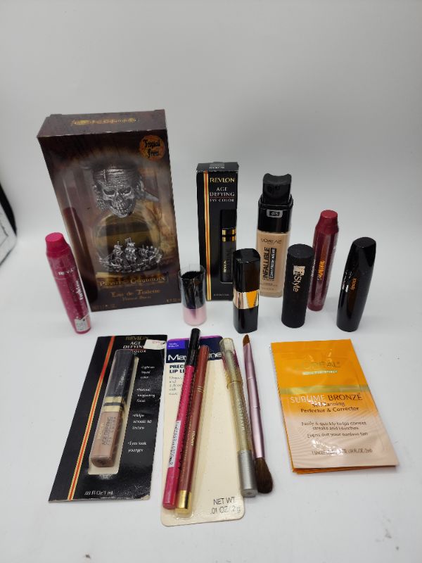 Photo 1 of Miscellaneous Variety Brand Name Cosmetics Including ((Revlon, ItStyle, Loreal, NYX, Maybelline)) Including Discontinued Makeup Products