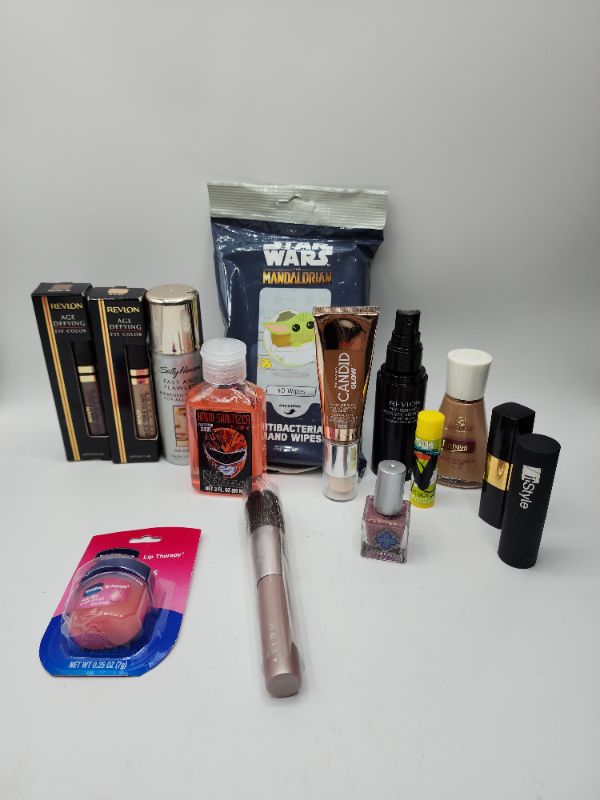 Photo 1 of Miscellaneous Variety Brand Name Cosmetics Including ((Sally Hanson, Vaseline, Cover Girl)) Including Discontinued Makeup Products