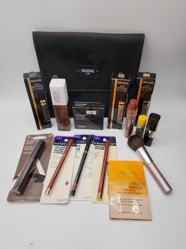 Photo 1 of Miscellaneous Variety Brand Name Cosmetics Including ((Maybelline, Almay, Revlon, Loreal, Itstyle, Mally)) Including Discontinued Makeup Products