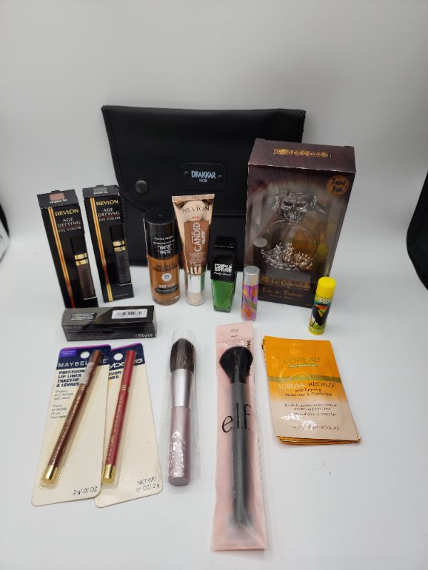 Photo 1 of Miscellaneous Variety Brand Name Cosmetics Including (( Revlon, Maybelline, Sally Hanson, Elf, Loreal,Mally, ItStyle)) Including Discontinued Makeup Products