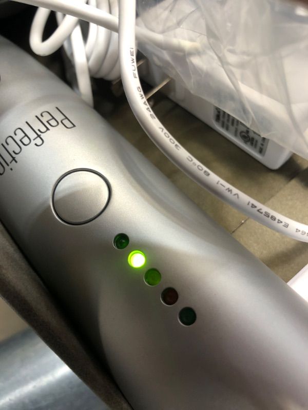 Photo 3 of New Perfectio Facial Device Rejuvenate Skins Appearance and Structure Dual Action Red LED Light Topical Heat Infrared Treatment to All Skin Layers Powerful Anti Wrinkle Helps Skin Cell Production Restores Collagen Fibers New