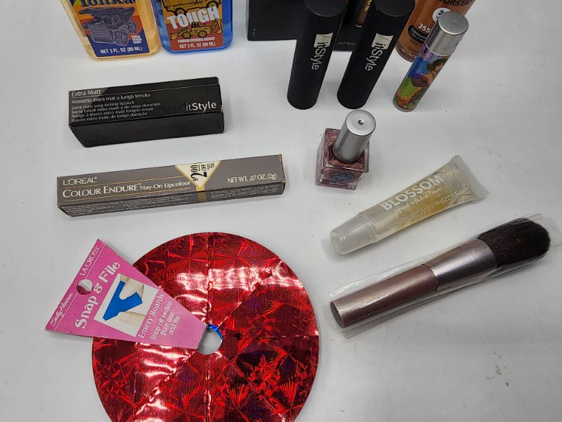 Photo 2 of Miscellaneous Variety Brand Name Cosmetics Including(( Elf, ItStyle, Revlon, SallyHanson, Blossom, Vincent Longo, Tonka))  Including Discontinued Makeup Products