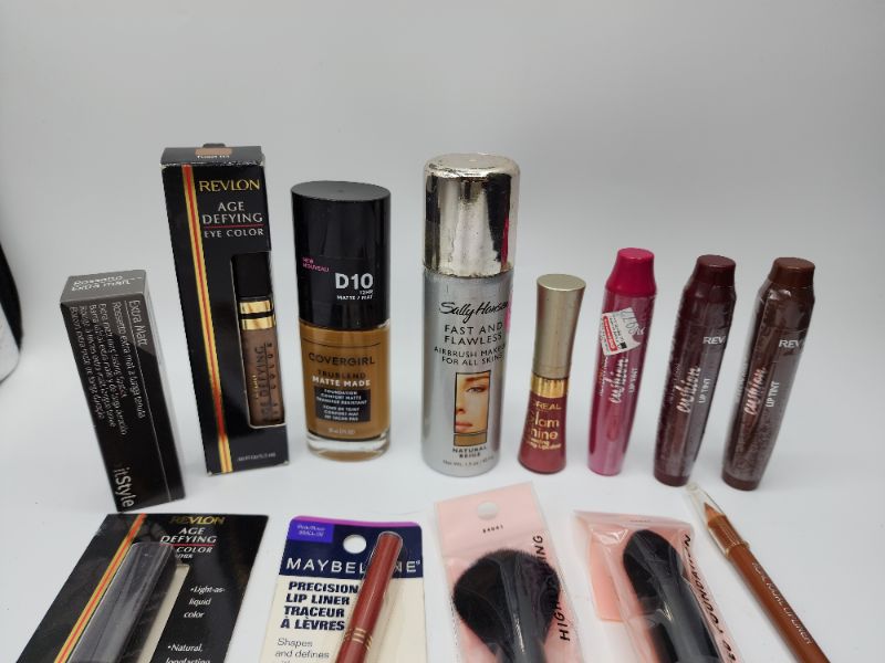 Photo 3 of Miscellaneous Variety Brand Name Cosmetics Including (( Jordana,Elf, It Style,
 Sally Hanson,Revlon, Maybelline)) Including Discontinued Makeup Products 
