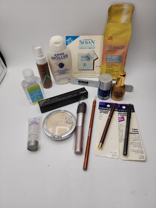 Photo 1 of Miscellaneous Variety Brand Name Cosmetics Including (( Revlon, Maybelline, Anne Moller, Cabots, Sally Hanson, Mally, Wella, Itstyle)) Including Discontinued Makeup Products 