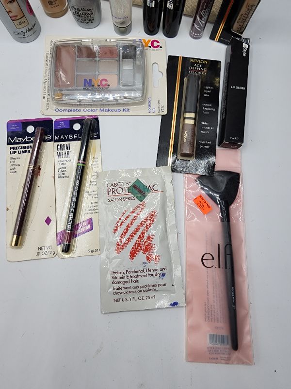 Photo 2 of Miscellaneous Variety Brand Name Cosmetics Including (( Revlon, Maybelline, Nyc, Elf, Sally Hanson, Cabots)) Including Discontinued Makeup Products 