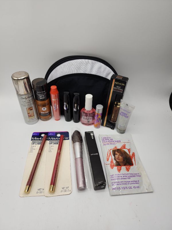 Photo 1 of Miscellaneous Variety Brand Name Cosmetics Including (( Revlon, Maybelline, Covergirl, Mally, Sally Hanson,Cabots)) Including Discontinued Makeup Products 