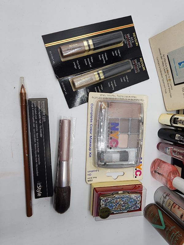 Photo 3 of Miscellaneous Variety Brand Name Cosmetics Including (( Revlon, Almay, Nyc, Mally, Sally Hanson,Jordana, Cabots)) Including Discontinued Makeup Products 