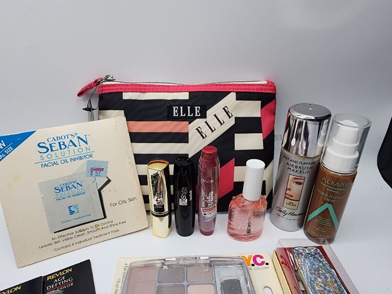 Photo 2 of Miscellaneous Variety Brand Name Cosmetics Including (( Revlon, Almay, Nyc, Mally, Sally Hanson,Jordana, Cabots)) Including Discontinued Makeup Products 