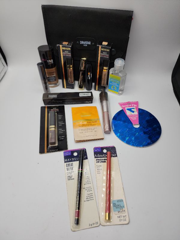 Photo 1 of Miscellaneous Variety Brand Name Cosmetics Including (( Revlon, Maybelline, Mally, Sally Hanson,Covergirrl, Loreal)) Including Discontinued Makeup Products 