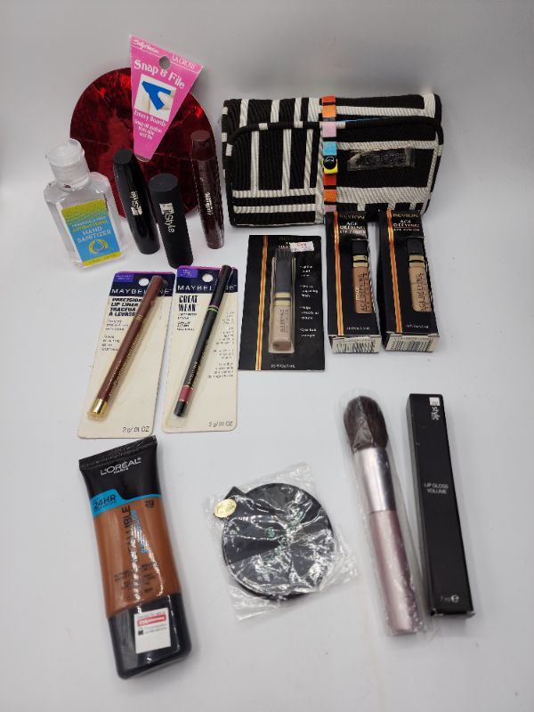 Photo 1 of Miscellaneous Variety Brand Name Cosmetics Including (( Revlon, Maybelline, Vincent Longo, Mally, Sally Hanson, Loreal)) Including Discontinued Makeup Products 