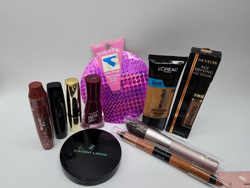 Photo 3 of Miscellaneous Variety Brand Name Cosmetics Including (( Revlon, Elf, Sally Hansen, Loreal, Itstyle, Vincent Longo)) Including Discontinued Makeup Products 