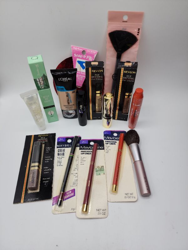 Photo 1 of Miscellaneous Variety Brand Name Cosmetics Including (( Revlon, Elf, Blossom, Sally Hansen, Loreal, Itstyle, Vincent Longo, Mally Crème Shop)) Including Discontinued Makeup Products 