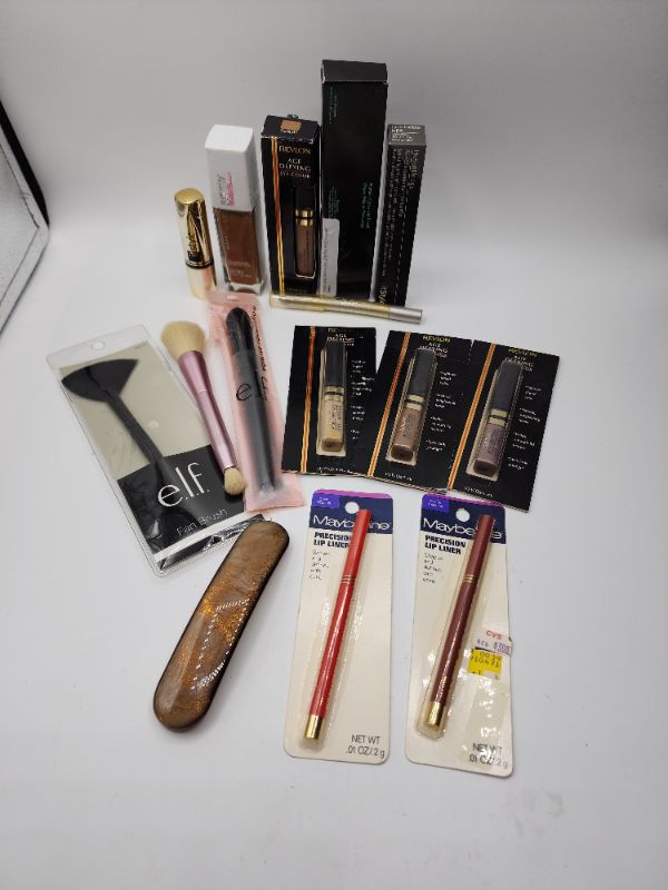 Photo 1 of Miscellaneous Variety Brand Name Cosmetics Including (( Revlon, Elf, Itstyle, Vincent Longo, Mally, Maybelline)) Including Discontinued Makeup Products 