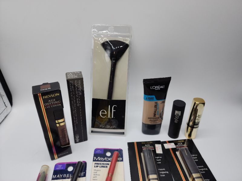 Photo 3 of Miscellaneous Variety Brand Name Cosmetics Including (( Revlon, Elf, Loreal, Itstyle, Vincent Longo, Mally, Maybelline)) Including Discontinued Makeup Products 