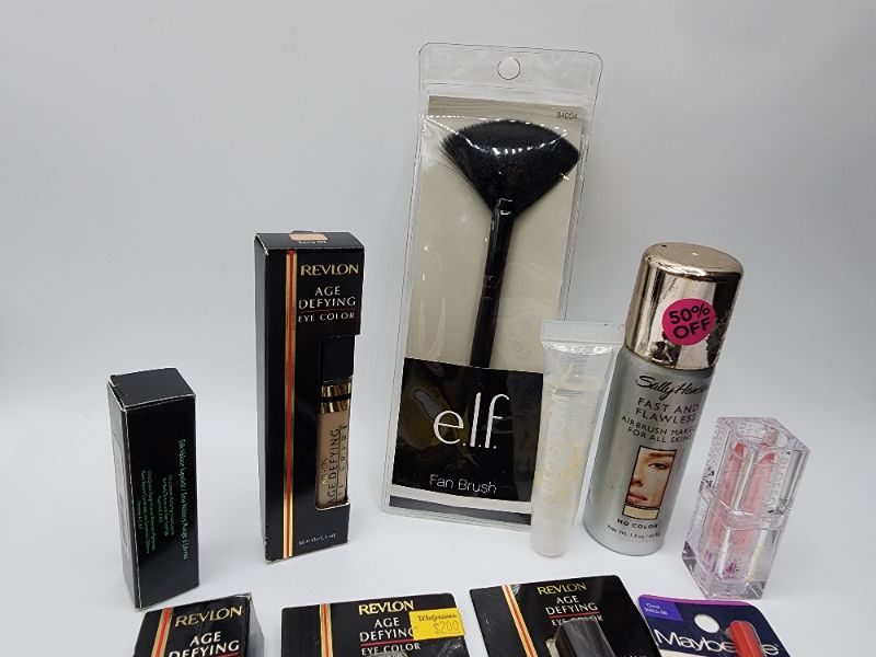 Photo 4 of Miscellaneous Variety Brand Name Cosmetics Including (( Revlon, Elf, Blossom, Sally Hansen, Loreal, Vincent Longo, Mally, Maybelline)) Including Discontinued Makeup Products 