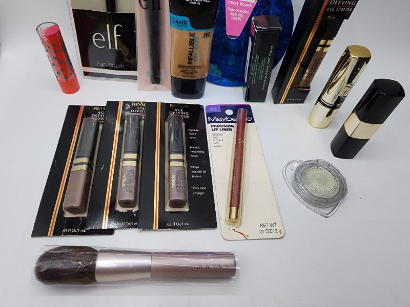 Photo 2 of Miscellaneous Variety Brand Name Cosmetics Including (( Revlon, Elf, Blossom, Sally Hansen, Loreal, Itstyle, Vincent Longo, Mally, Maybelline)) Including Discontinued Makeup Products 