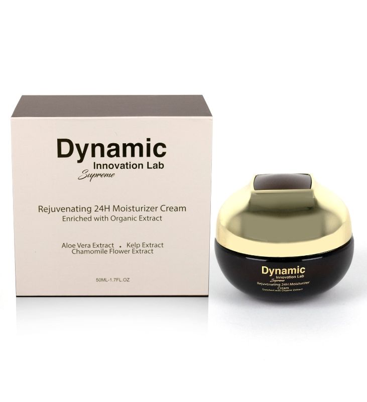 Photo 1 of Rejuvenating 24H Moisturizer Cream Enriched with Organic Aloe Kelp and Chamomile Extract Restores Balance Lipids in The Skins Barriers Locks in Moisture and Prevents Hydration Loss New 