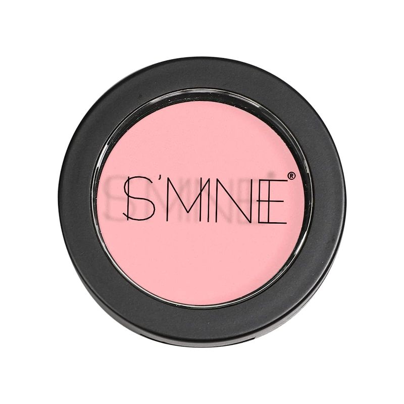 Photo 3 of ISMINE Single Eyeshadow Powder Palette, Matte Light Pink, High Pigment, Longwear Single Eye Makeup for Day & Night
