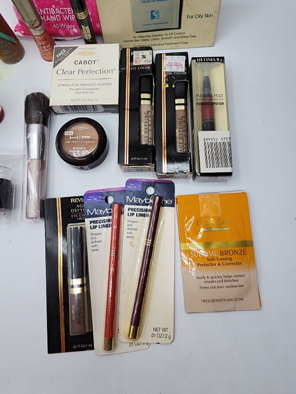 Photo 3 of Miscellaneous Variety Brand Name Cosmetics Including (( Alamay, Pro 10, Cabot, Loreal, Ultima II, Mally, Vincent Longo)) Including Discontinued Makeup Products 