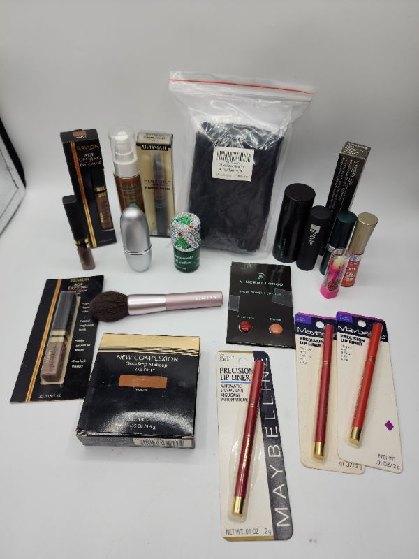 Photo 1 of Miscellaneous Variety Brand Name Cosmetics Including ((Maybelline, Almay, Revlon, Itstyle, Mally, Vincent Longo   )) Including Discontinued Makeup Products 