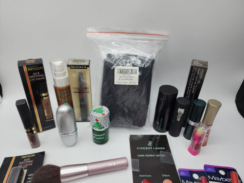Photo 3 of Miscellaneous Variety Brand Name Cosmetics Including ((Maybelline, Almay, Revlon, Itstyle, Mally, Vincent Longo   )) Including Discontinued Makeup Products 
