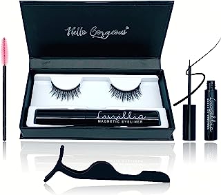 Photo 1 of Luxillia 5D Magnetic Eyelashes ith Eyeliner Kit Free Tweezers and Brush - Magnet