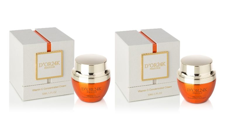 Photo 1 of 2 Pack Vitamin C Concentrated Cream Evens Skin Tone, Restores Complexion, Anti Aging, Giving Optimal Vitality New 