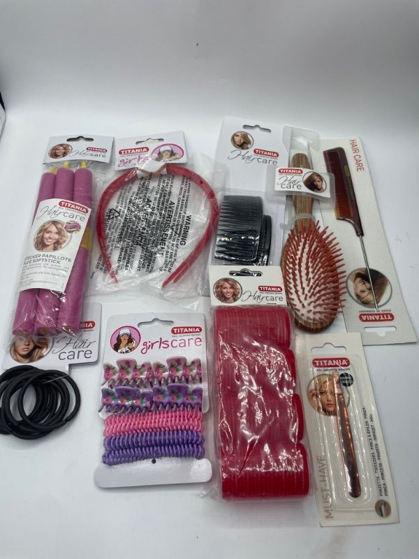 Photo 2 of Miscellaneous Hair Accessories And Tweezers Essential Beauty Set Titania Brand