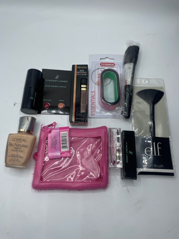 Photo 2 of Miscellaneous Variety Brand Name Cosmetics Including (E.L.F, Vincent Longo, Revlon, Rimmel, Maybeline) And Discontinued Items