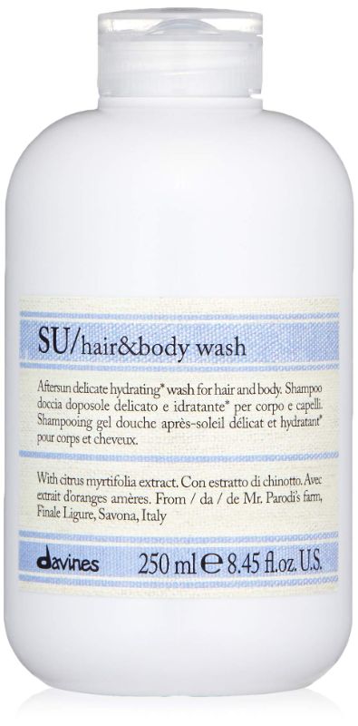 Photo 1 of Davines SU Hair & Body Wash, Gentle Cleansing For Sun Exposed Hair And Skin, Full-Bodied Multi-Benefit Shower Foam, Moisturize And Hydrate 8.45 Fl Oz NEW 
